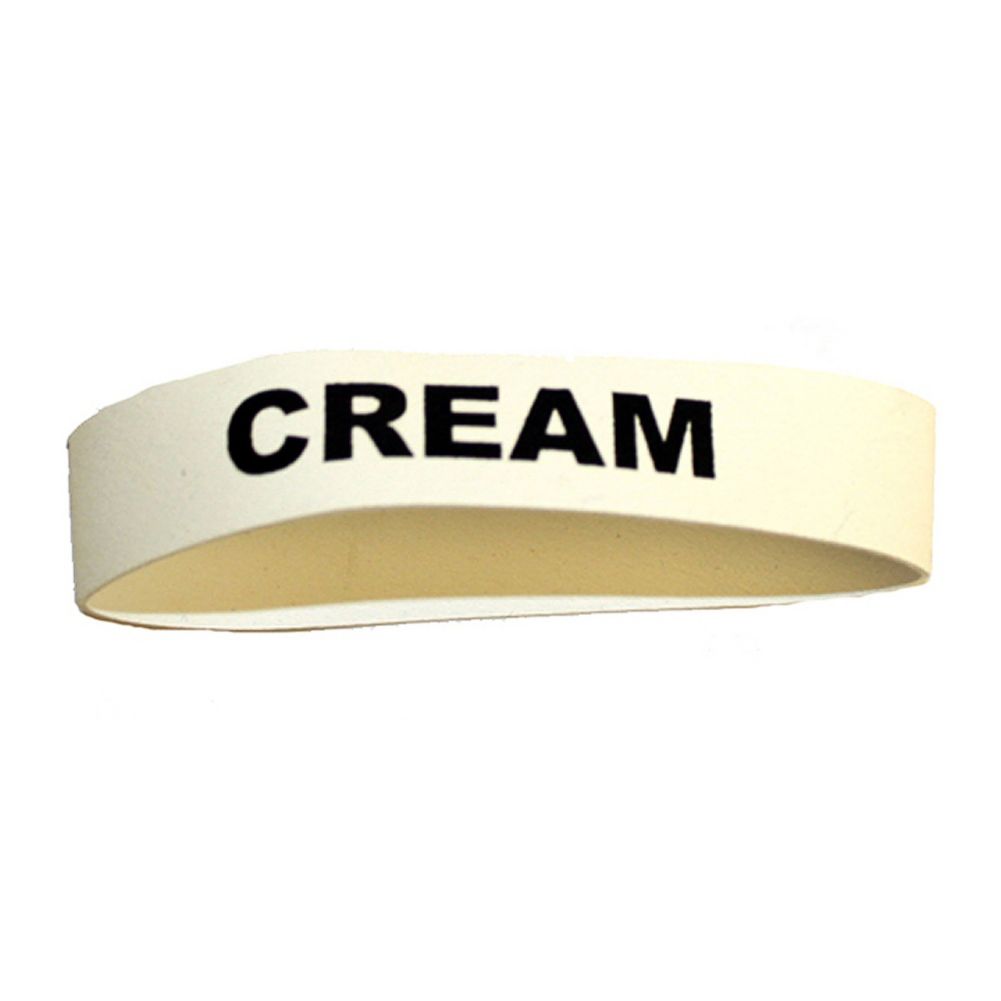 Service Ideas Flavorband "Cream" Label