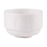 Steelite Distinction Monique White 10 Oz Stacking Soup Cup