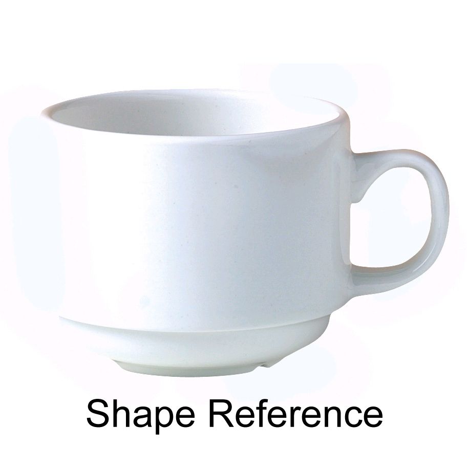 Steelite Distinction No. 7 Vogue White 3 Oz Stacking Cup