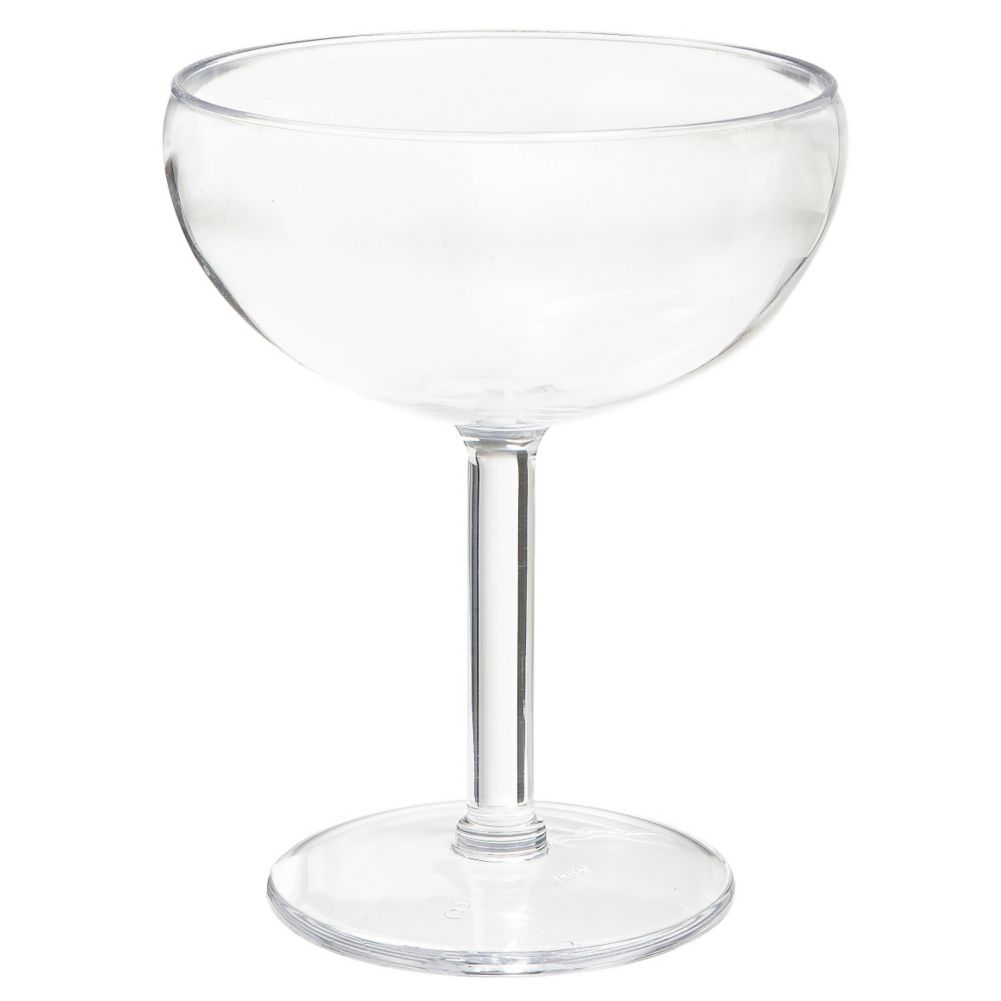 G.E.T. Specialty Drinkware Clear SAN Plastic 16 Oz Margarita Glass