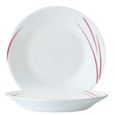 Cardinal Arcoroc Toronto Piment Red 15 Oz. Soup Plate