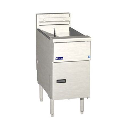 Pitco&reg; Solstice&trade; Fryer w/ Thermostat and 40-50 Lb. Cap. Tank