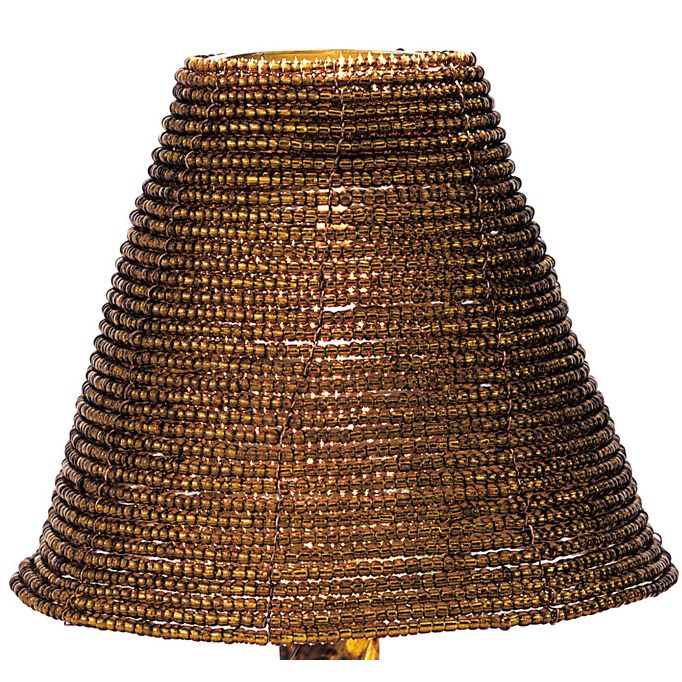 Candle Lamp&reg; Amber Beaded Shade
