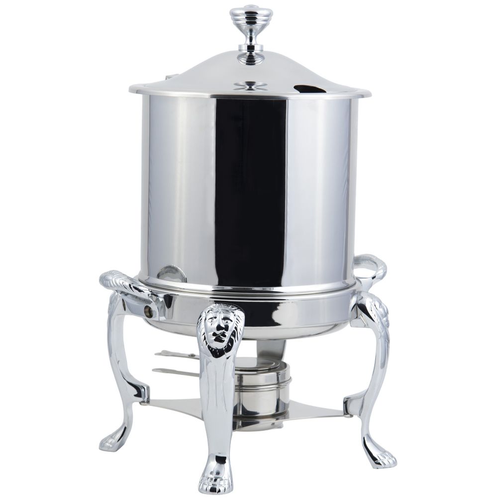 Bon Chef Lion Chrome Plated 8 Qt Petite Marmite w/ Hinged Lid
