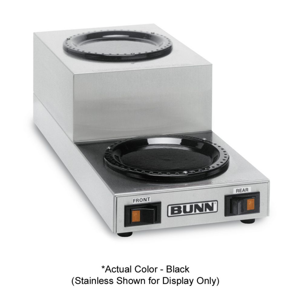 BUNN&reg; WS2 Black Twin Coffee Warmer