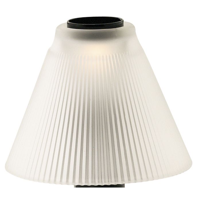 Candle Lamp&reg; Pleated Glass Frost Shade