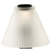 Candle Lamp&reg; Pleated Glass Frost Shade