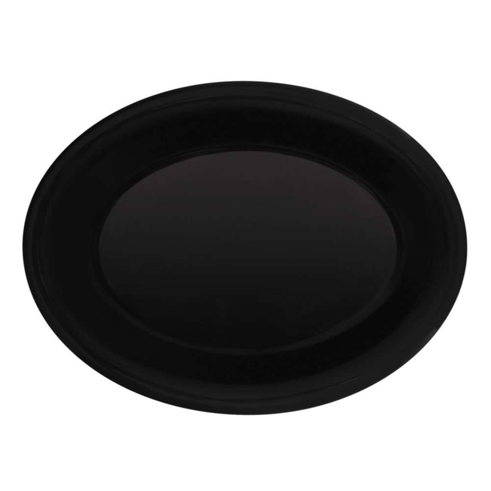 G.E.T. Black Elegance&trade; 12" x 9" Oval Platter