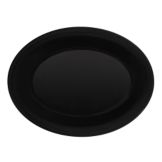 G.E.T. Black Elegance&trade; 12" x 9" Oval Platter