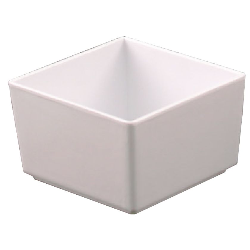 Dover Metals 6" Square White Melamine Crock