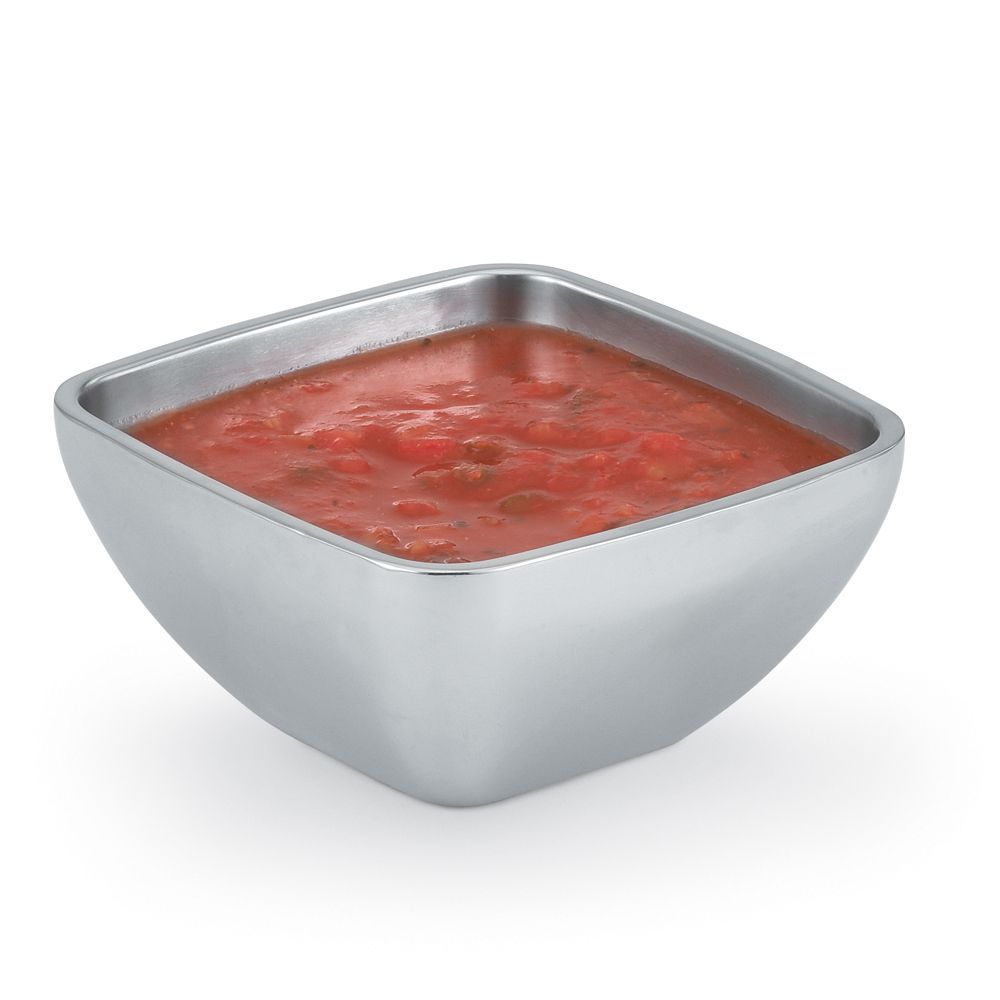 Vollrath S/S Double-Wall .75 Qt. Square Plain Bowl