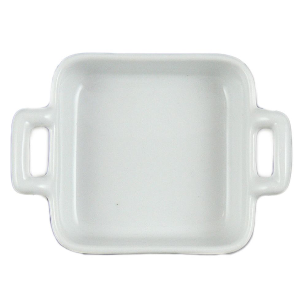 Vertex&reg; China Signature White Mini-Square Baker