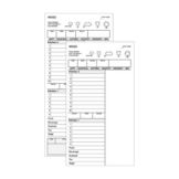 Tan 2-Part Carbonless 16-Line Guest Check