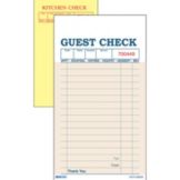 Salmon 2-Part Interleaving Carbon 17-Line Guest Check