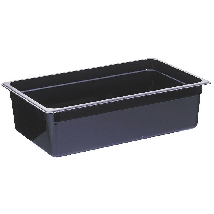 Cal-Mil&reg; Black 12" x 20" x 6" Food Pan