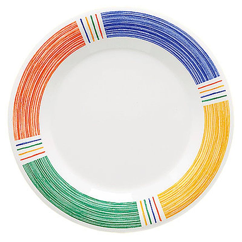G.E.T. Diamond Barcelona&trade; 9" Round Wide Rim Melamine Plate