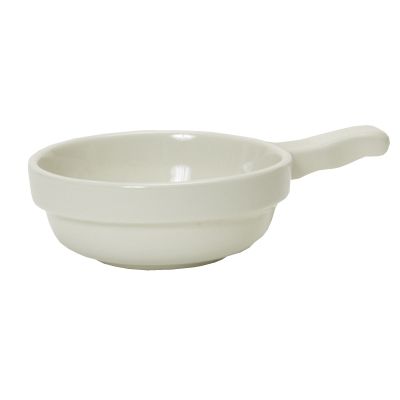 Tuxton&reg; 10 Oz. Eggshell French Casserole Dish
