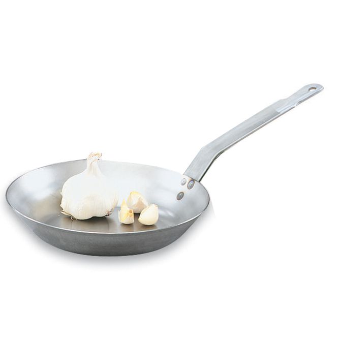 Carbon Steel Fry Pan, 9-3/8" Diam