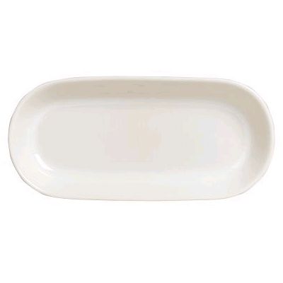 Steelite Anfora American Basics White 10" Celery Tray