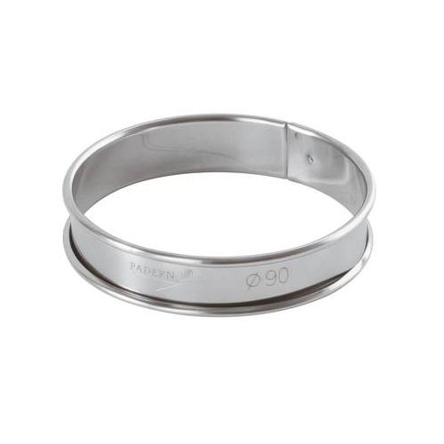 Paderno World Cuisine S/S 3-1/2" Tart Pastry Ring