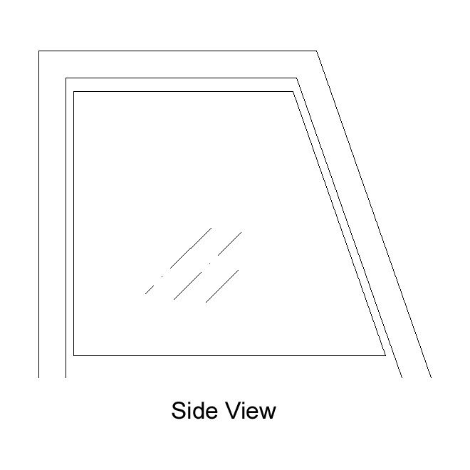 Randell&reg; 33" Glass Countertop Protector
