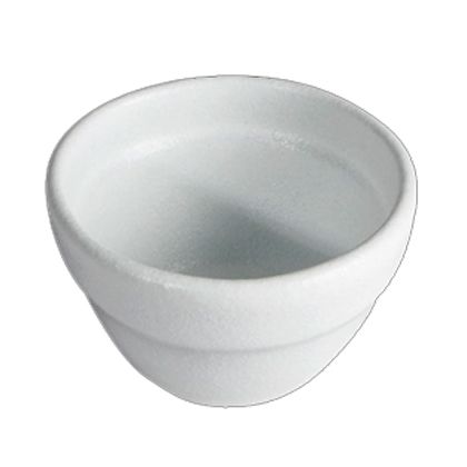 Bugambilia Small Deep Miami Round Buffet Bowl, White, 47-1/4 oz