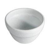 Bugambilia Small Deep Miami Round Buffet Bowl, White, 47-1/4 oz
