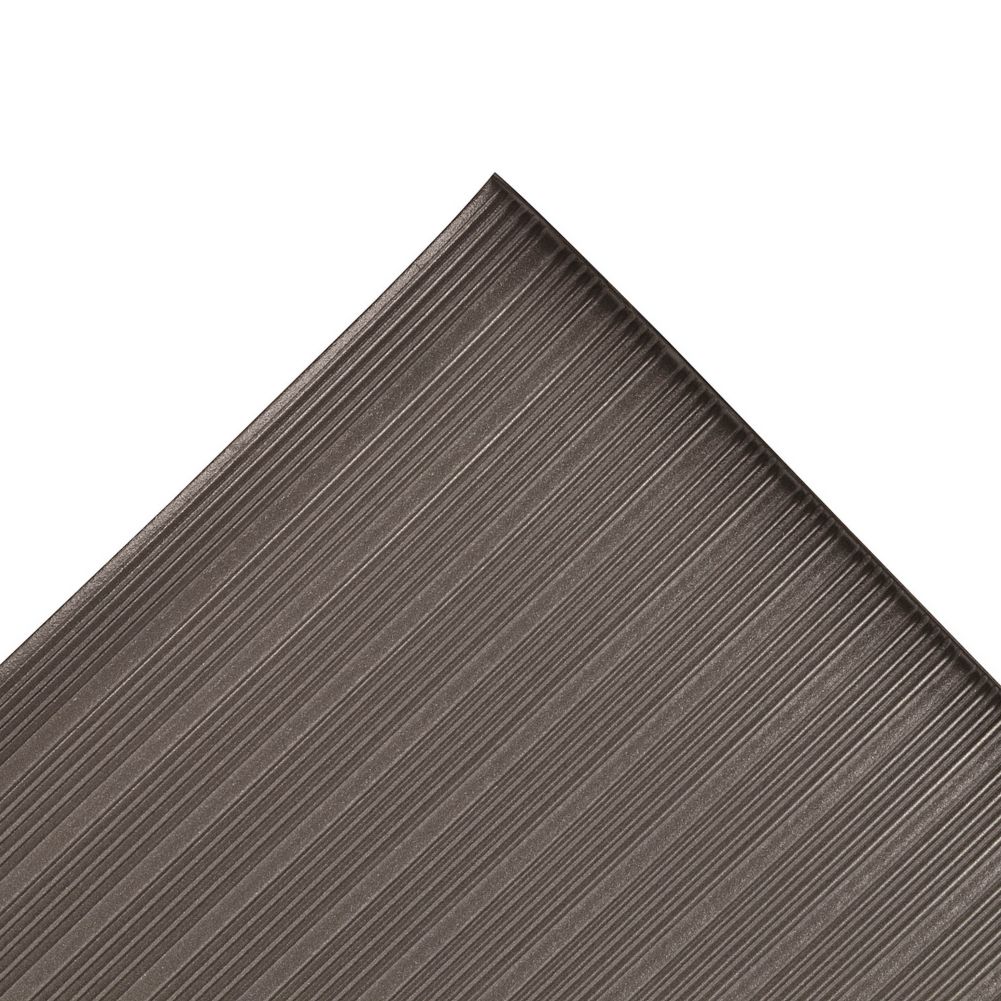 NoTrax&reg; Comfort Rest 3' x 30' Coal Floor Mat