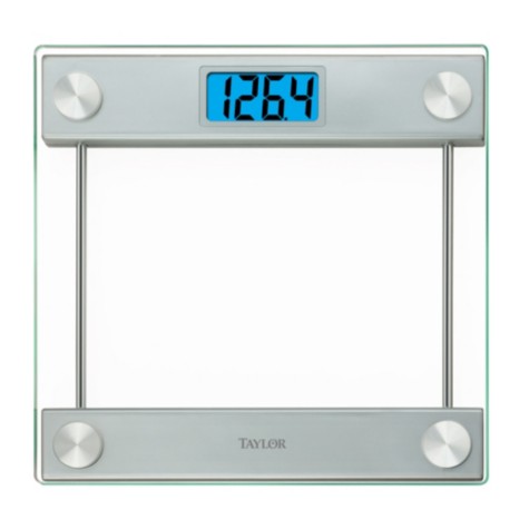 Taylor Precision Products Digital Bathroom Scale, 500 Pound Capacity, Sea  Foam Green