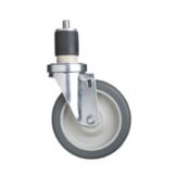 Focus Foodservice Set of 4 Polyurethane 5 In. Expanding Stem Casters