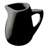 Diversified Ceramics Black 3.5 oz Nasa Creamer