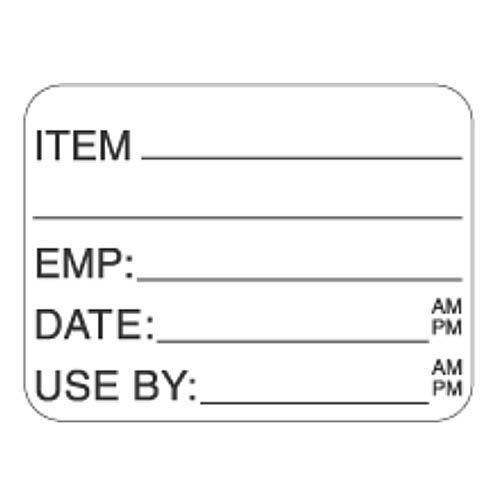 Ecolab Food Safety SupeRemovable Use-By Label