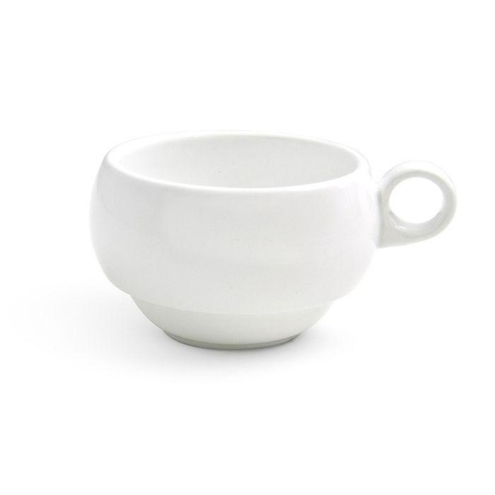 Front Of The House&reg; Monaco White Porcelain 9 Oz Cup