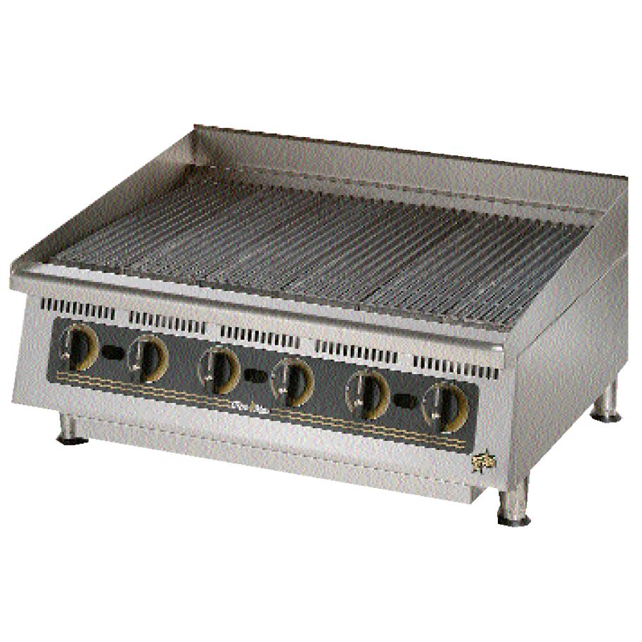 Star&reg; Mfg. Ultra-Max&trade; 60" Lava Rock Gas Char-Broiler
