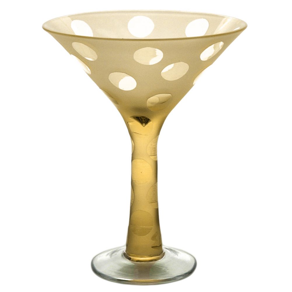 Impulse 7 Oz. Amber Martini Glass