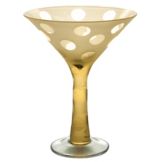Impulse 7 Oz. Amber Martini Glass