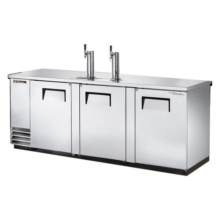 True&reg; S/S Direct Draw Beer Dispenser f/ 4 Half Barrels
