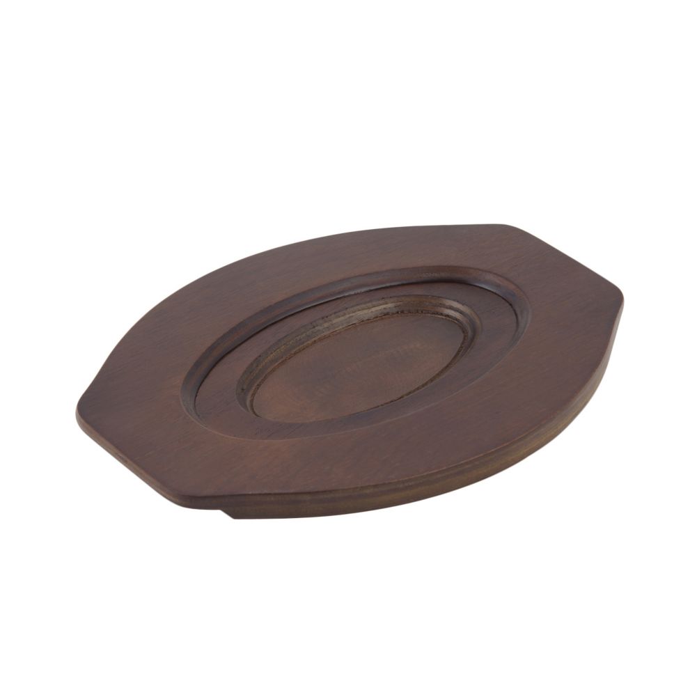 Bon Chef 13 x 10 Wood Underliner for Sizzle Platters