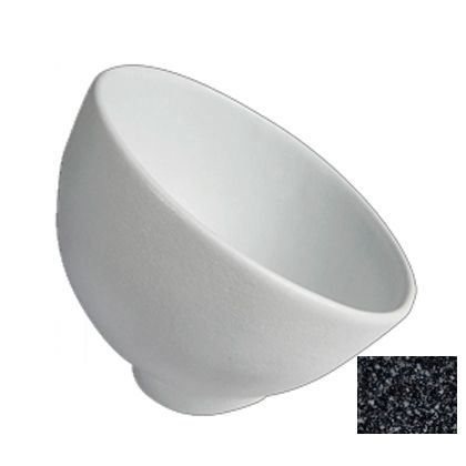 Bugambilia Small Sphere Buffet Bowl, Granite Black