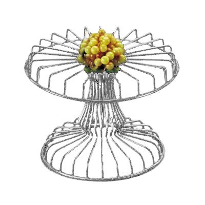 Dover European Metalworks Nickel Chrome 13" Round Cake Stand