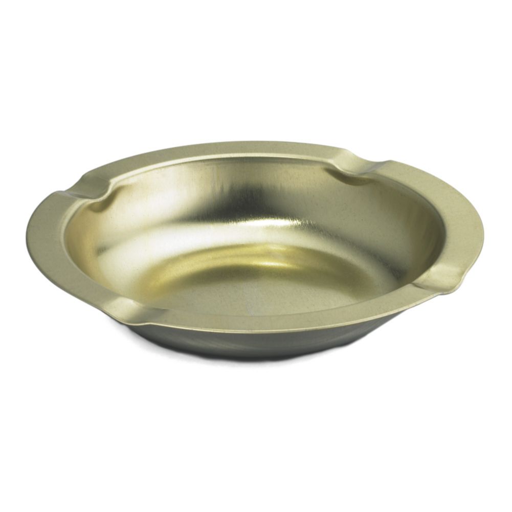 Tablecraft Gold Aluminum 5-3/4" Round Bar Ashtray
