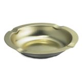Tablecraft Gold Aluminum 5-3/4" Round Bar Ashtray