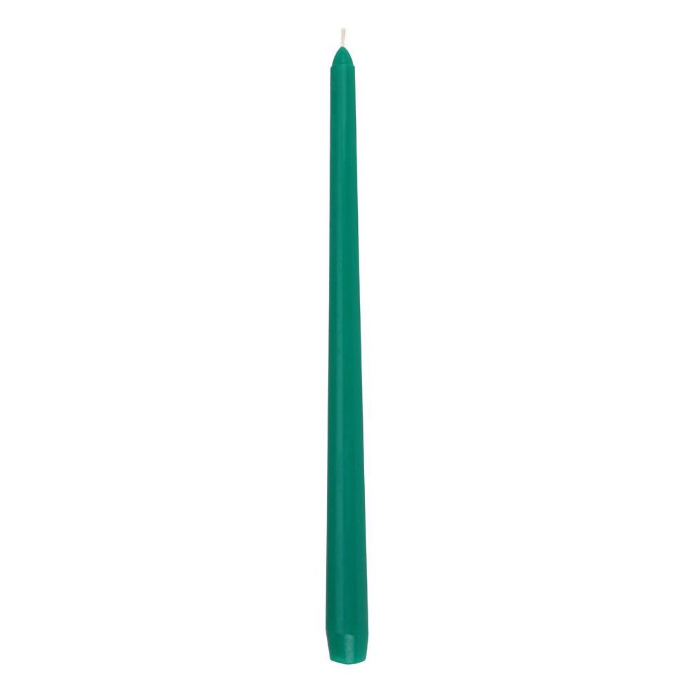 Sterno&reg; 12" Green Taper Candle