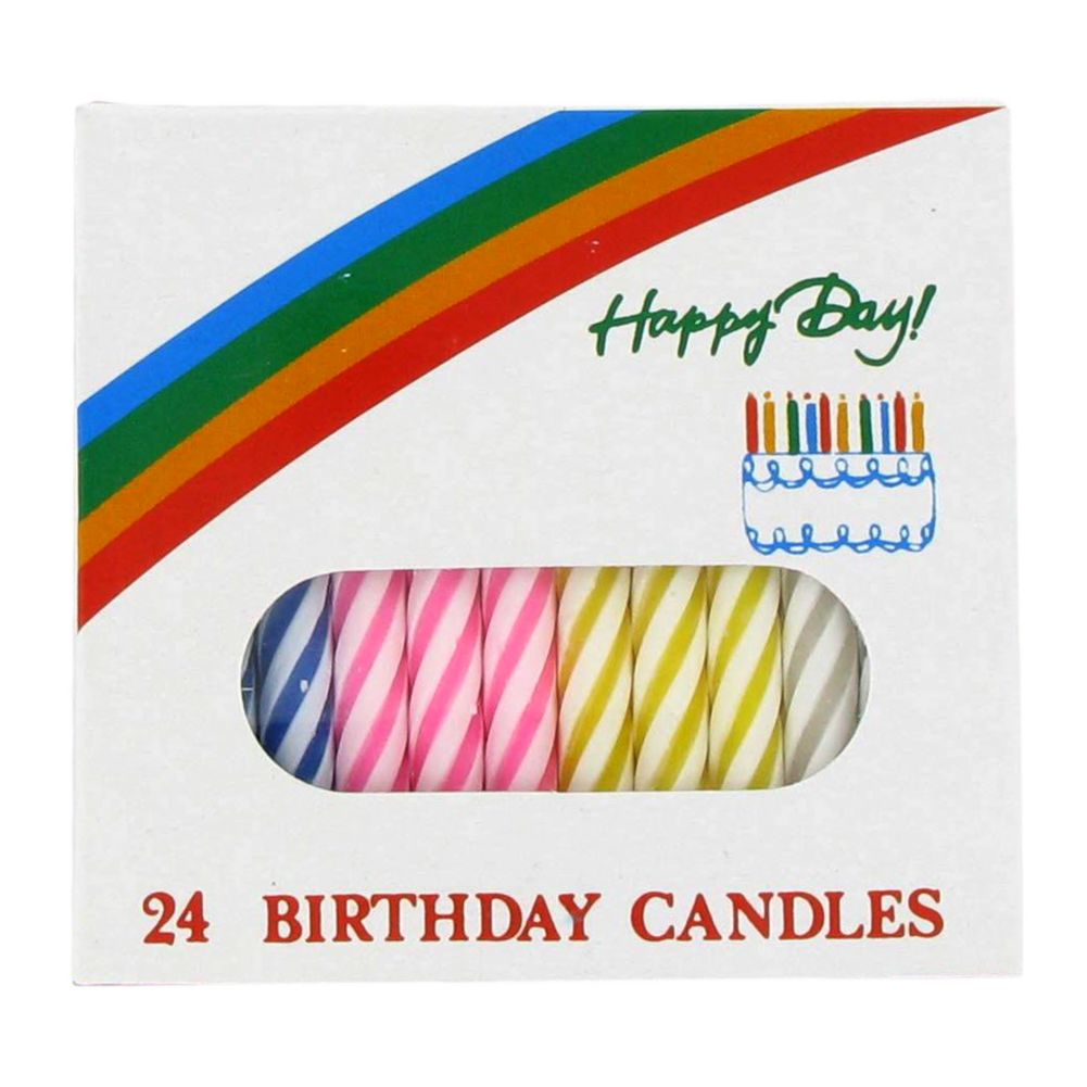 Sterno&reg; Spiral 2-1/4" Birthday Candles