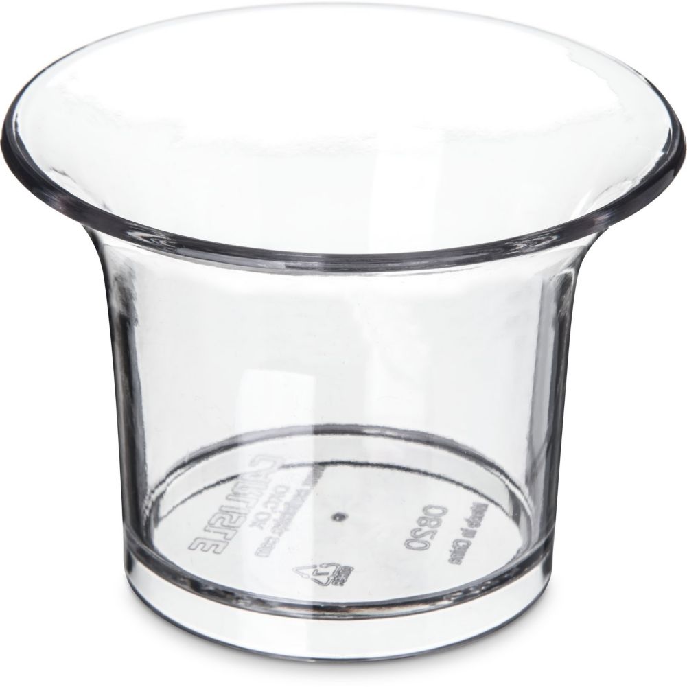 Carlisle Oyster Sauce Cup, Clear, 2.75 oz