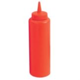 Vollrath Red 12 Oz Squeeze Dispenser w/ Cap