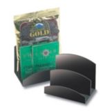 Cal-Mil&reg; Black Hotel Amenity Packet Organizer