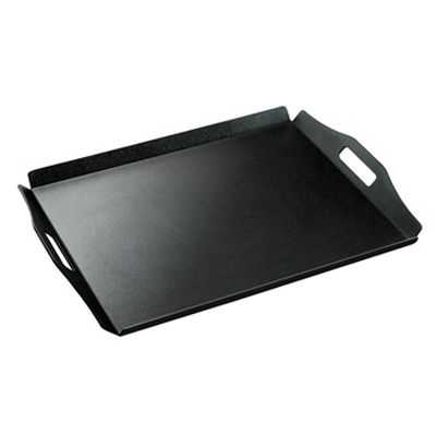 Cal-Mil&reg; Low Profile Black Room Service Tray