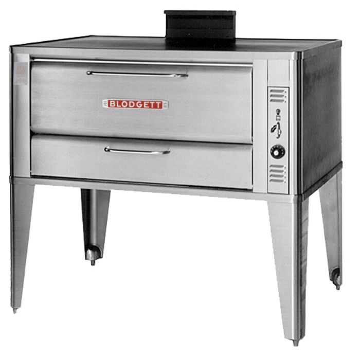 Blodgett S/S Deck Type Gas Single Pizza Oven Base Only, 12" H