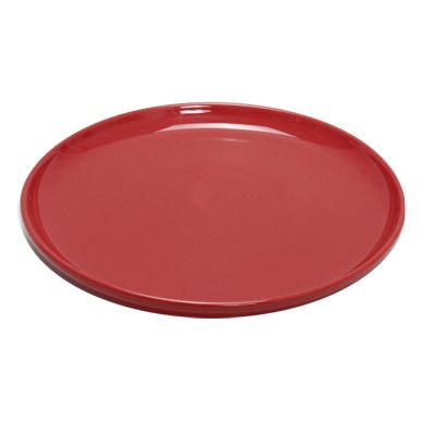 Tuxton&reg; 13-1/8" Cayenne Pizza / Serving Plate